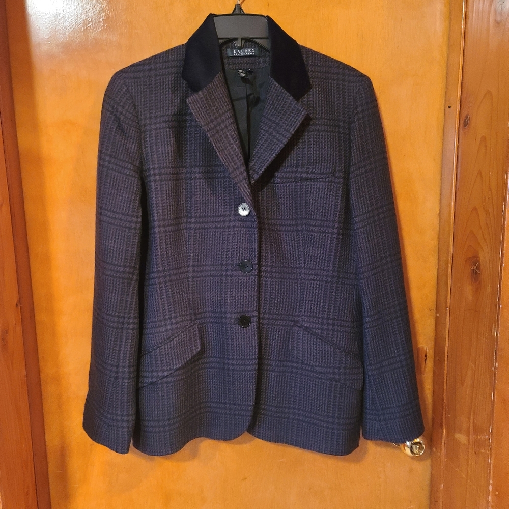 Women's Wool Blazer by Ralph Lauren Size 12